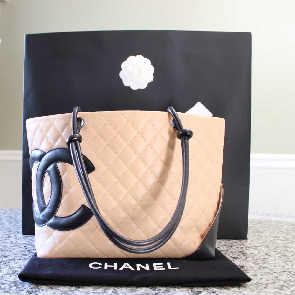 💎NEVER USED💎VINTAGE CHANEL CAMBON TOTE